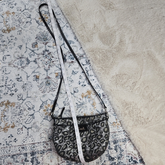 Coach Black and Silver Ocelot Animal Print Bag - Picture 14 of 16